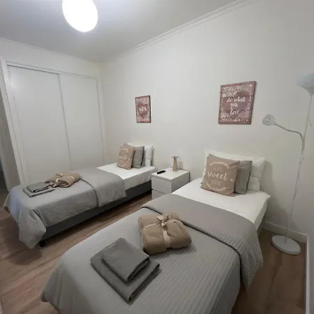 Modern Twin Room With A Balcony Montijo Exterior photo